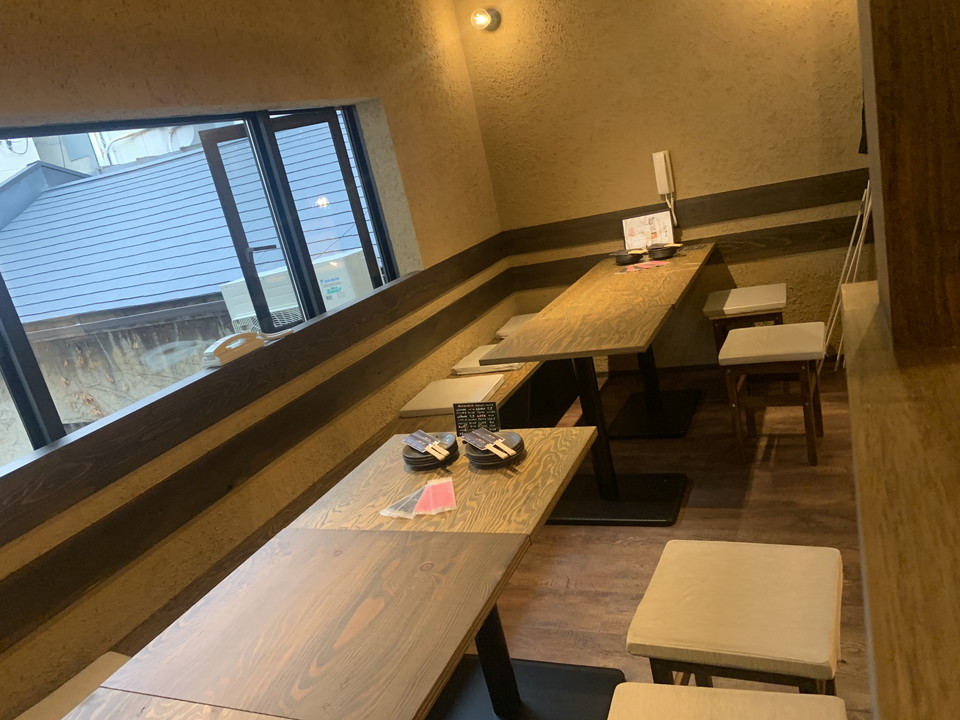 2階テーブル席